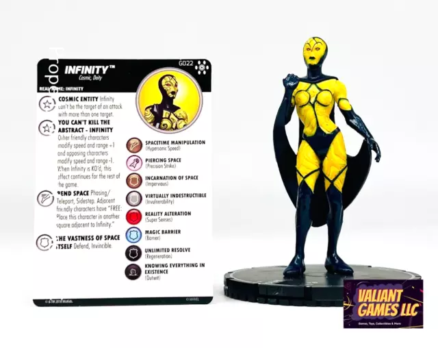 Marvel Heroclix Infinity #G022 w/ Card Avengers Infinity Set