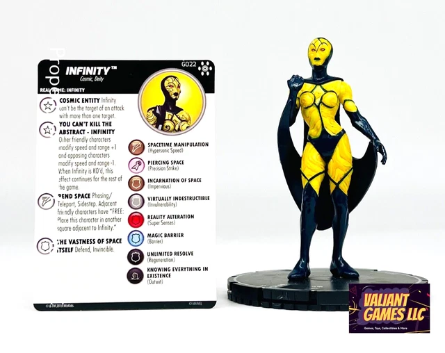 Marvel Heroclix Infinity #G022 w/ Card Avengers Infinity Set