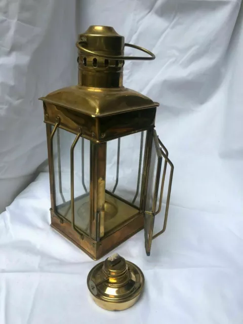 Antique Minor oil lantern Brass Lamp Antique Nautical Vintage Ship Lamp Home
