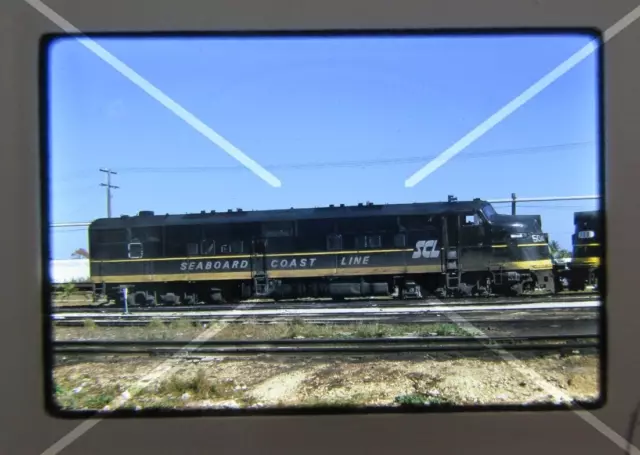 Original '70 Kodachrome Slide SCL Seaboard Coast Line 504 E6A        40N29