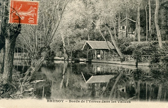 *35903 cpa 91 Brunoy - Bords de l' Yerres