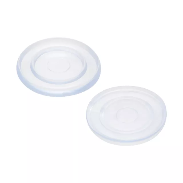 Parachoques silicona Almohadillas cilíndricas para mesa vidrio 18mmx2mm 20pz