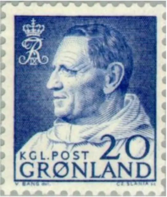 Greenland #Mi52 MNH 1963 King Frederick IX [53]