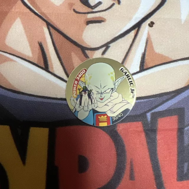 Garlic Jr 30/40 - DBZ Dragon Ball Z GOLD Tazo Disk - Series 1 - 3400 Power