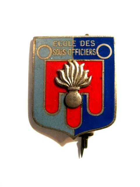 Insigne UNSOR – Union Nationale Des Sous-Officiers De Réserve – Émail Grand Feu – France