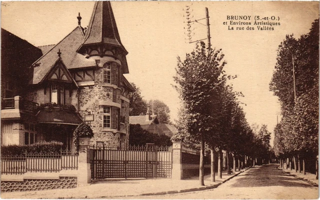 CPA Brunoy La rue des Vallees FRANCE (1370504)