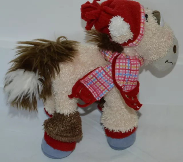 Peluche originale doudou vintage Galupy DIDDL cheval montagne Depesche 22cm 2