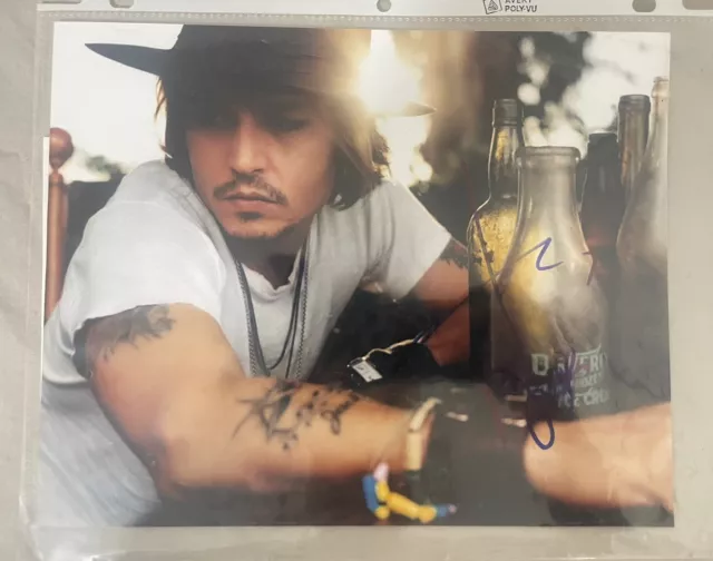 Original Johnny Depp signed 8x10 Autographed Photo + COA