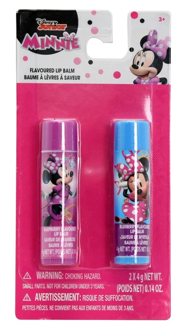 Minnie Mouse 2 pack Lip Balm Blueberry Berry NEW