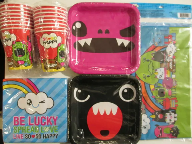 SO SO HAPPY RAINBOW Birthday Party Supply Pack Kit  for 16