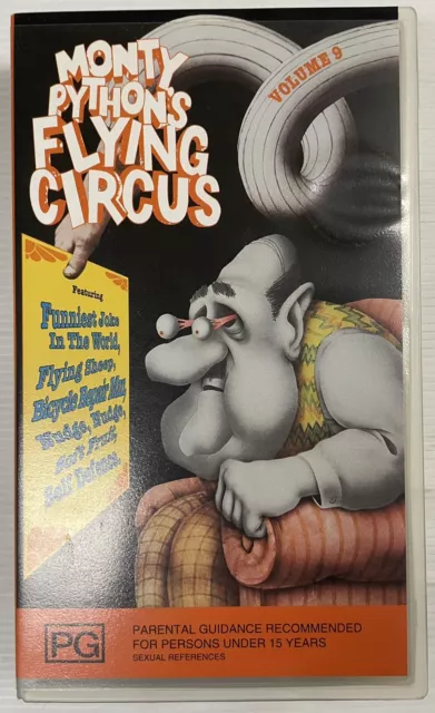 Monty Python’s Flying Circus Vol 9 VHS Video Cassette Tape PAL PG 1969