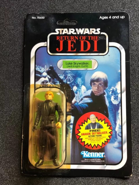 Luke Skywalker Jedi Knight ROTJ Return Jedi Star Wars Vintage 79 Kenner Offer