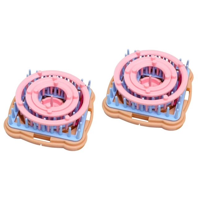 2 juegos 4 en 1 Essential Pompom Makers pelusas Webers hágalo usted mismo aguja artesanía