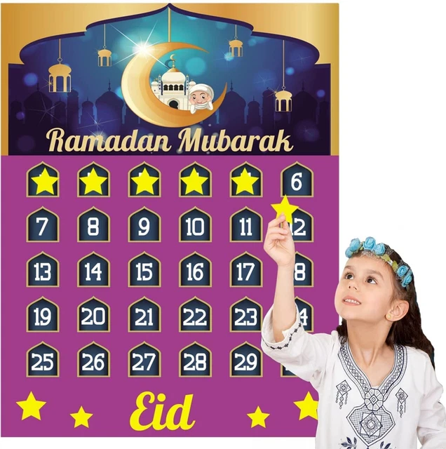 RAMADAN ADVENT CALENDAR 2025, Ramadan Calendar for Kids, Ramadan Advent