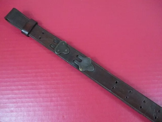 WWI US ARMY AEF M1907 Leather Sling - M1903 Springfield Rifle - Unmarked - NICE