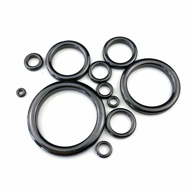 40Pcs Kit Rod Guide Tips Anneau Rings Pr Canne Pêche Réparation œillet