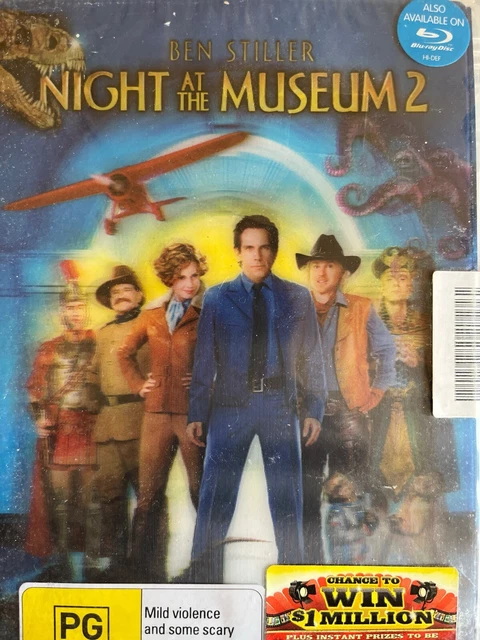 NIGHT AT THE MUSEUM DVD Lenticular Cover 2006 Ben Stiller BRAND NEW! $6 ...