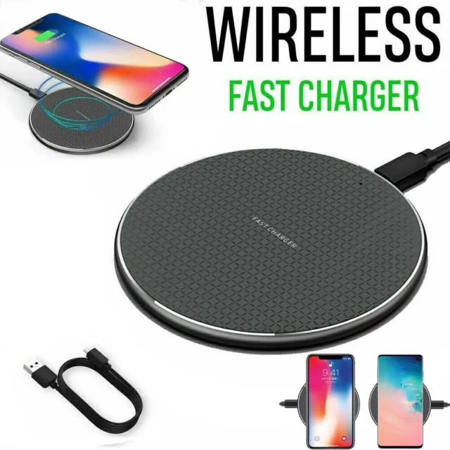 UK Wireless Charger 20W Fast Qi Charging Pad For Apple iPhone , Samsung , Google