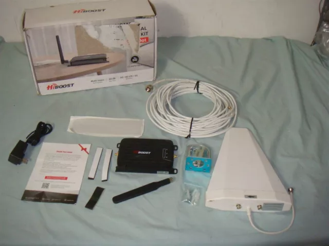 Hiboost F12G-3S-Btw Home Cell Phone Booster & Antenna Signal Kit 3G/4G/5G