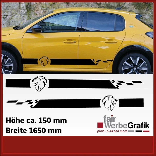 Lot De 2 Stickers Peugeot Löwe GTI