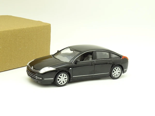 NOREV 1/43 – Citroën C6 Bleu Métallisé 2005 – Coffret Voiture Miniature (Occasion)