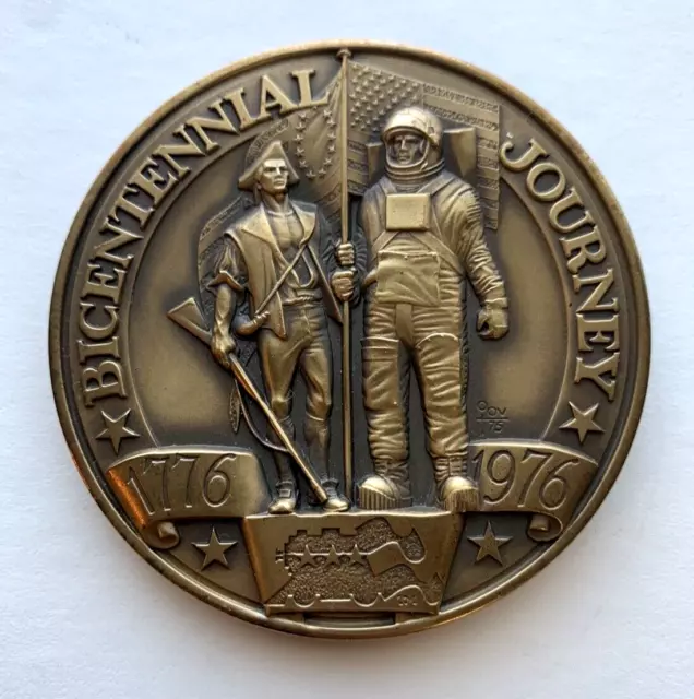 Bronze Medal BICENTENNIAL JOURNEY American Freedom Train 1776-1976, Medallic Art