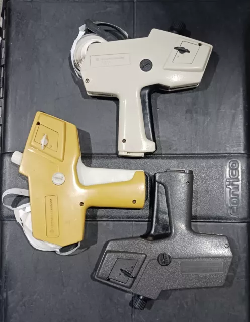 Bulk Lot (3) Monarch 1110 Label Makers/Price Guns PARTS ONLY