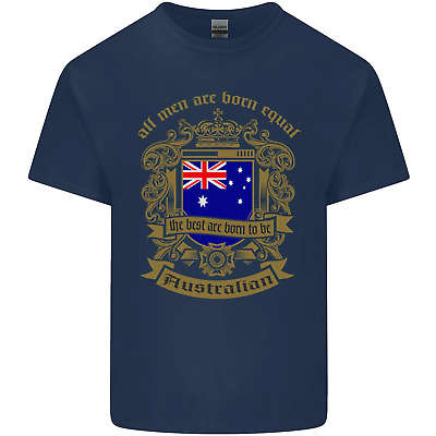 Tutti gli uomini nascono uguali Australia Australiana da Uomo Cotone T-Shirt Tee Top 3
