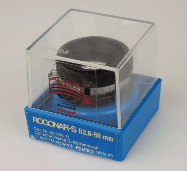 Rodenstock Rodagon 2,8/50mm Vergrößerungsobjektiv enlarger Lens 9841109