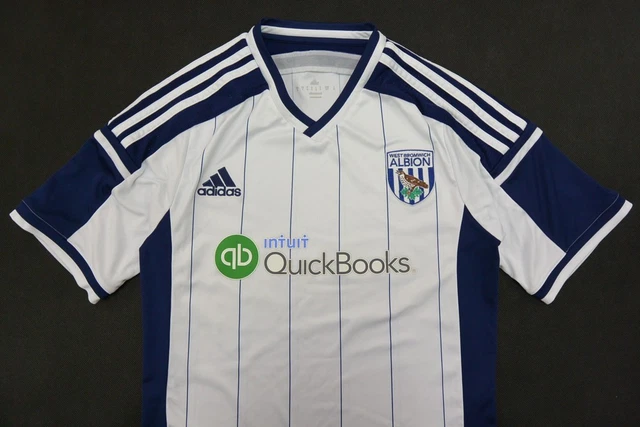 2014-2015 adidas West Brom Bromwich Albion F.C. Home Shirt SIZE S (adults)