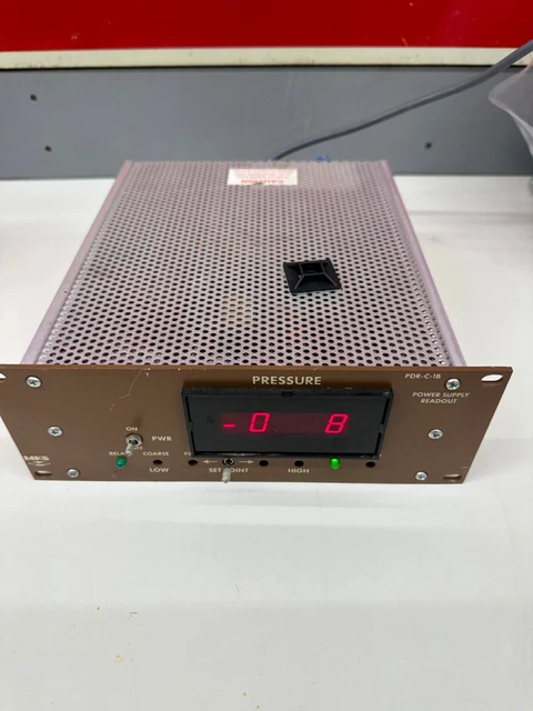 MKS PDR-C-1B Power Supply Readout - Pressure Digital Readout PDR-C-1B -SPPC