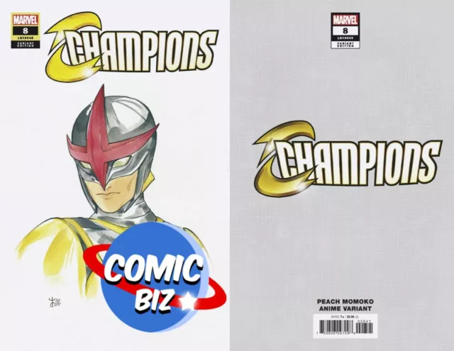 Champions #8 (2021) 1St Print Momoko Marvel Anime Variant Cover Marvel Comics