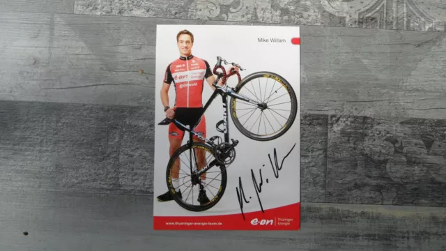 CYCLISME carte cycliste MIKE WILLAM Equipe THUERINGER ENERGIE TEAM Signé
