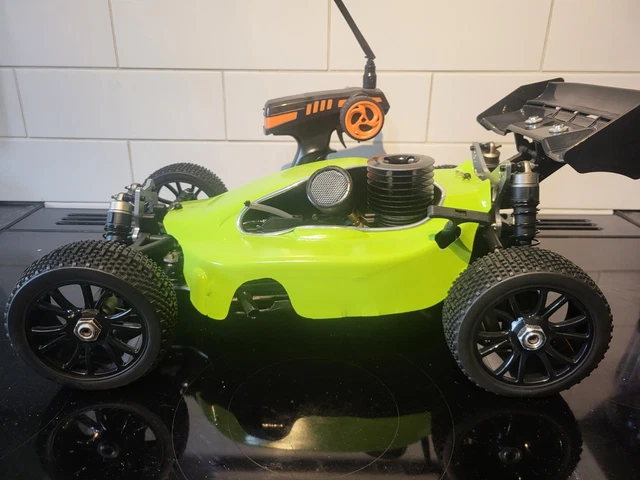 6 Spugne Filtro Aria Esterne Per Motore Nitro 1/8 RC Buggy – Ricambio Nuovo