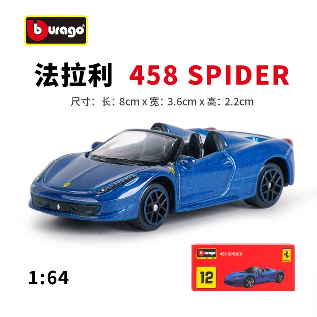 GOD WEALTH 1:64 Ferrari 458 Italia GW Dragon Edition – Modèle Résine Voiture De Collection