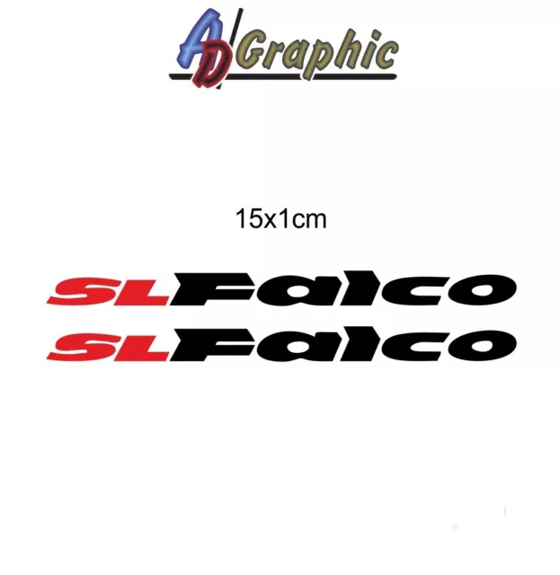 coppia adesivi adesivo Stickers sticker decoro aprilia sl falco