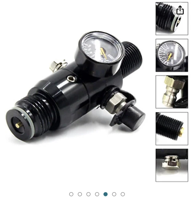 PAINTBALL PCP LUFTKOMPRESSOREN HPA Tank Regler Ventil 3000psi