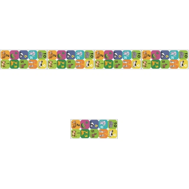 Produktbild von IWOWHERO 6 Bögen Hand- & Fußabdruck-Aufkleber Für Kinder – PVC, Bunt, Wasserfest & Rutschfest, Für Glatte Böden