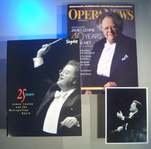 JAMES LEVINE 25th & 40th METROPOLITAN OPERA Anniversary Celebration Collectibles