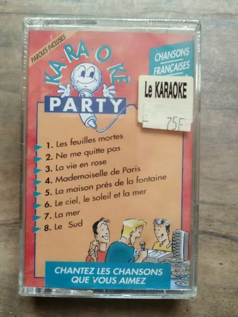 KARAOKE PARTY: CHANSONS françaises/ Cassette Audio-K7 NEUF SOUS BLISTER EUR  11,00 - PicClick FR