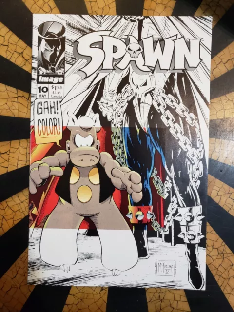 SPAWN #10 (1993) - Image Comics / G/VG / Cerberus The Aardvark