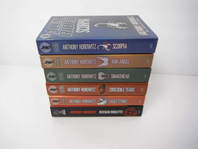 Alex Rider Ark Angel Snakehead Scorpia Eagle Strike x 6 Lot PB by A Horowitz