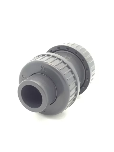 PVC Ball-Check Valves Non-Return Solvent Weld & BSP Threaded 1/2" to 4"