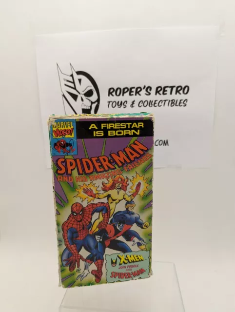 Marvel Video Spider-Man and His Amazing Friends A Firestar Is Born VHS