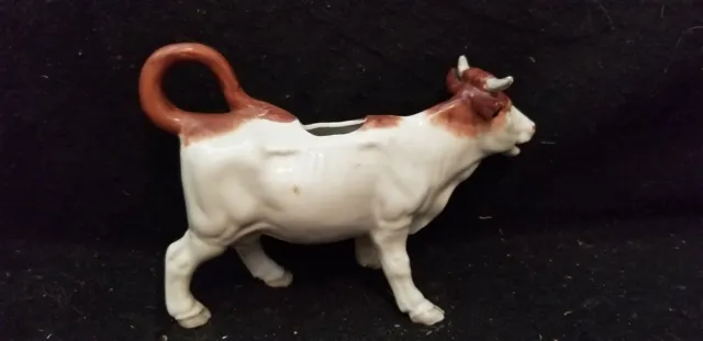 Vintage French Porcelain Cow Creamer 2