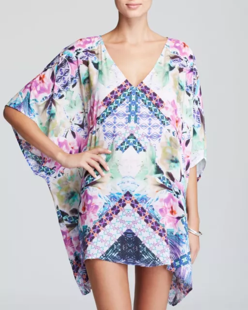 NWT  $144  Sz Large Nanette Lepore Bollywood Tunic Swim Cover