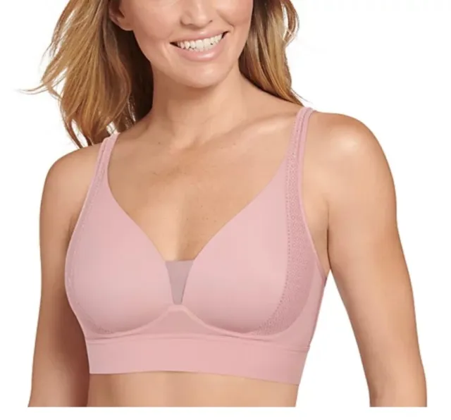 JOCKEY~FOREVER FIT SOFT Touch Lace Molded Cup Wirefree  Bra~A466924~3491~Foam Cup $8.99 - PicClick