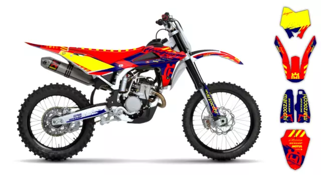 GRAPHICS KIT HUSQVARNA TE250 TE310 2009 2010 2011 2012 2013 Decals
