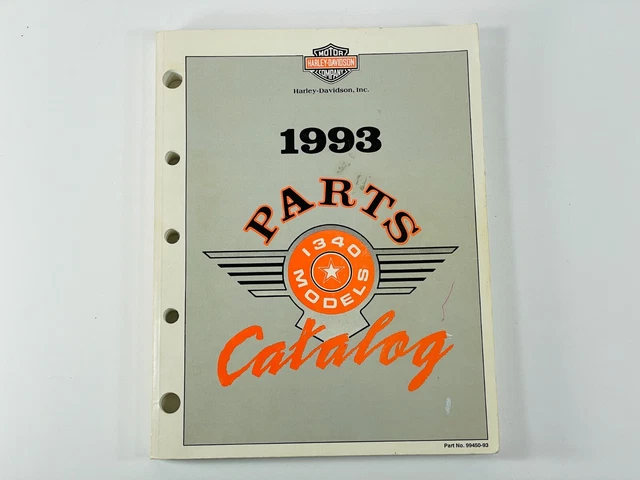 1993 Harley-Davidson Catalog - 1340 Models - 99450-93