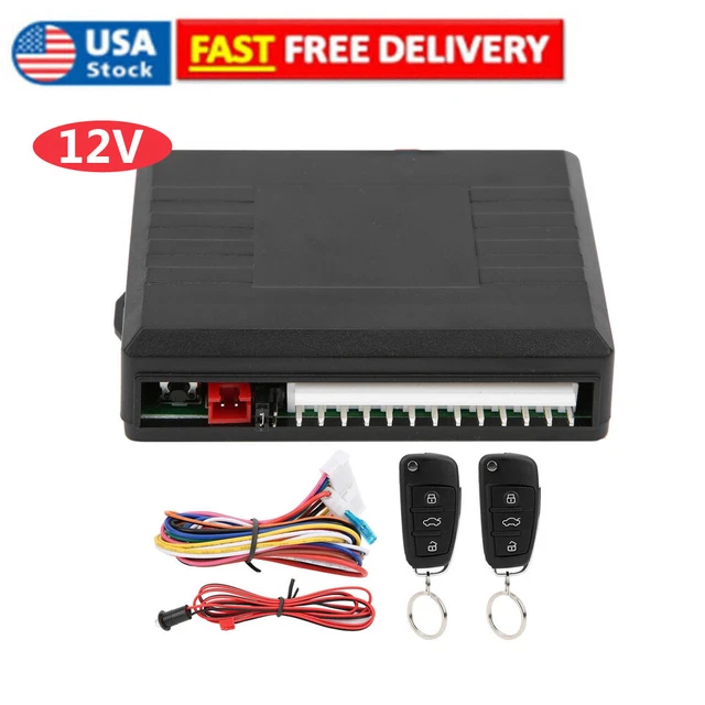 Universal Car Remote Control Central Door Lock Kit Locking Keyless Entry System